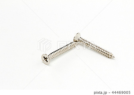 Close-up on screws, metal screws, iron screws Close-up on screws, metal screws, iron screws 44469005