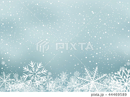 Winter Holiday Background With Snowのイラスト素材