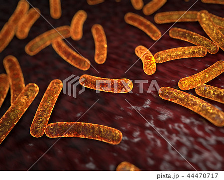 Abstract Gold Yellow Bacteria Medical Background. Abstract Gold Yellow Bacteria Medical Background. 44470717