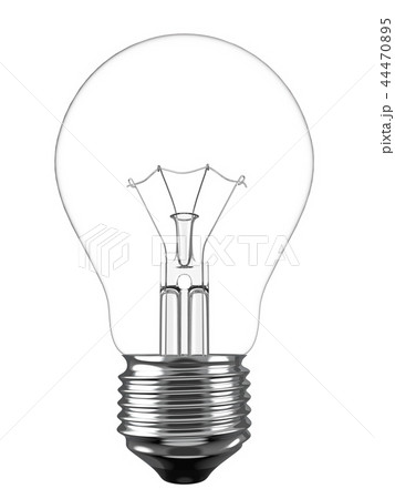Electric Light Bulb Isolated on White Background Electric Light Bulb Isolated on White Background 44470895