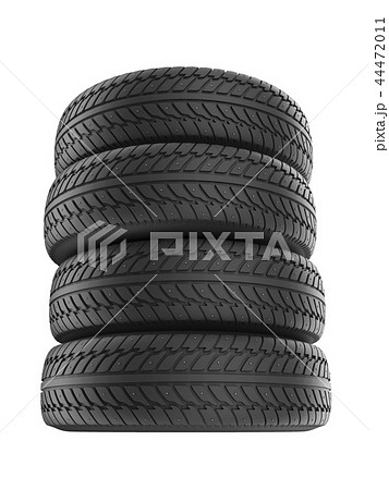 Stack of New Studded Winter Tires 44472011