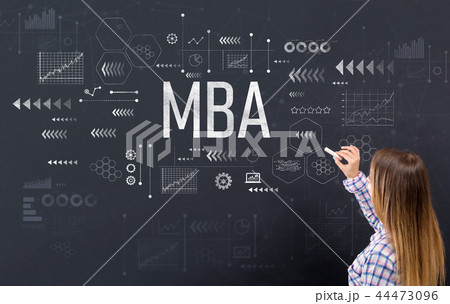MBA with young woman 44473096