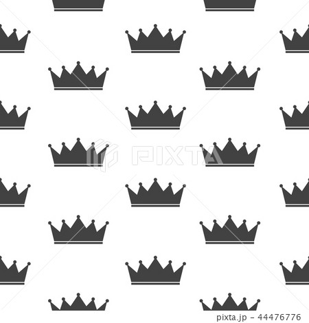 Princess Crown Seamless Pattern Background Vector Illustration 44476776