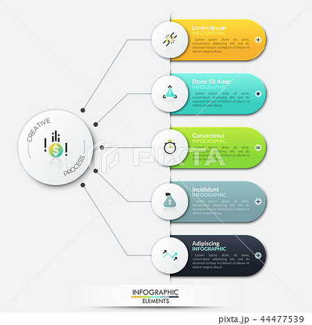 Modern infographic design template 44477539