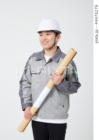 労働者 建設 作業服 44478276