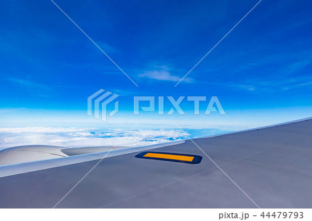 飛行機から見た空　日本上空 44479793