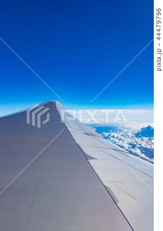 飛行機から見た空　日本上空 44479796