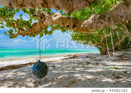 沖縄竹富島　カイジ浜　ブランコ 44482182