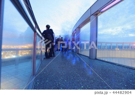 a walkway at Umeda Sky Building, Floating Garden a walkway at Umeda Sky Building, Floating Garden 44482904