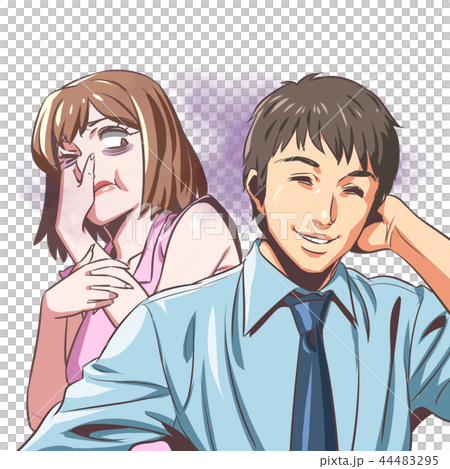 頭が臭いことに気づいていない男性 44483295