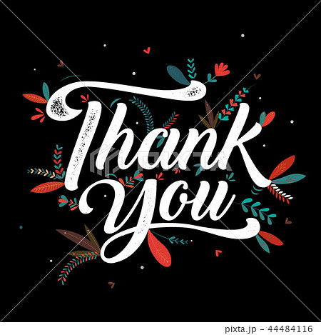 Thankyou typography poster. Celebration  44484116