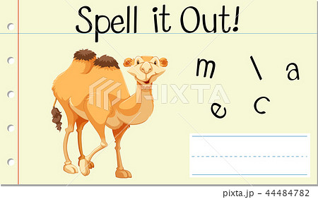 Spell English word camel 44484782
