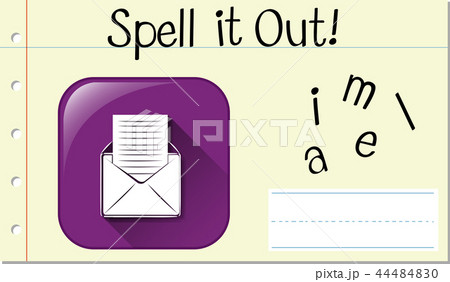 Spell English word email 44484830