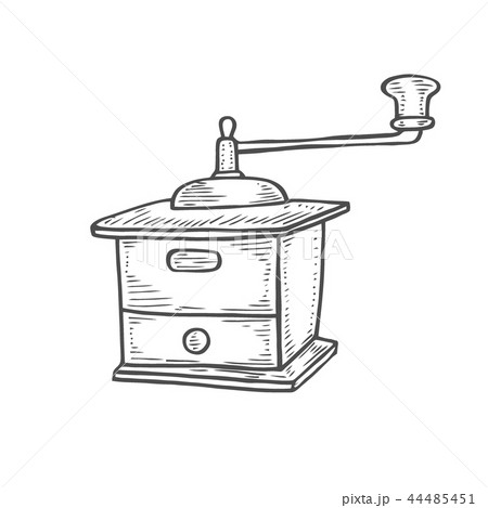 Vintage manual coffee grinder. Vintage manual coffee grinder. 44485451