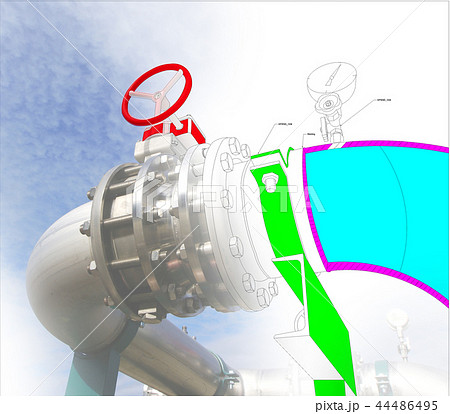 wireframe computer cad design concept image wireframe computer cad design concept image 44486495