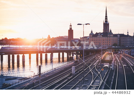 Cityscape of Stockholm with bridges 44486932
