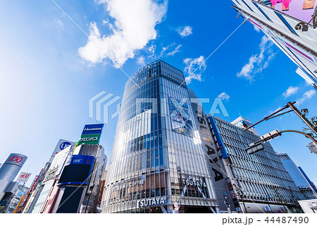 渋谷駅前の風景 渋谷駅前の風景 44487490