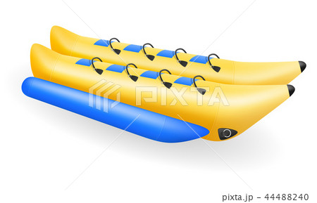 banana inflatable boat for water amusement vector 44488240