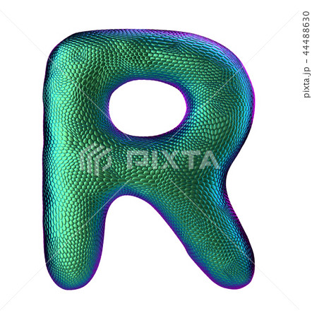 Snake Font Letter R
