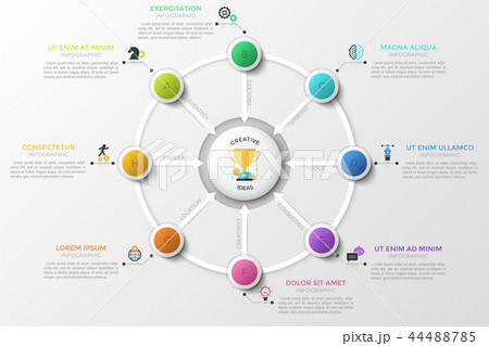 Modern Infographic Vector Template 44488785