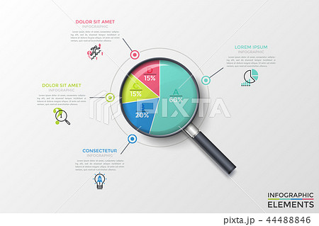 Modern Infographic Vector Template 44488846