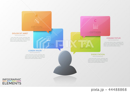 Modern Infographic Vector Template 44488868