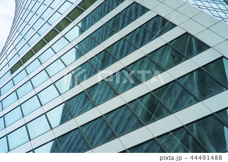 Wall of office building - architectural background Wall of office building - architectural background 44491488