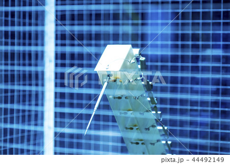 Electronic three dimensional plastic printer during work , 3D printer, 3D printing 44492149