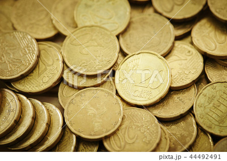 欧州連合ユーロ通貨のコイン 44492491