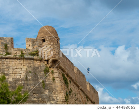 Medieval castle in Rethymno, Crete islandの写真素材 [44493065] - PIXTA