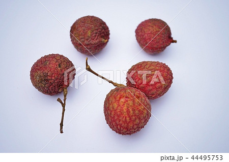 タイ、南国の果物、生のレイシ、ライチー、ライチ(Lychee) タイ、南国の果物、生のレイシ、ライチー、ライチ(Lychee) 44495753