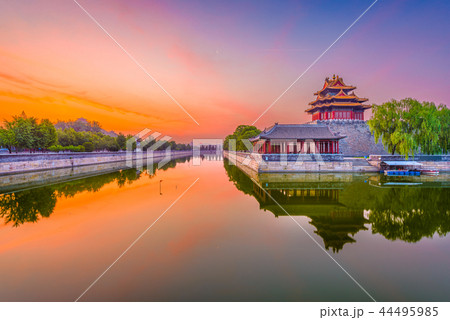 Beijing, China Forbidden City Moat Beijing, China Forbidden City Moat 44495985