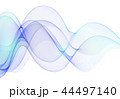 抽象的な曲線のイメージ 44497140