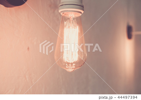 Close up of Light bulb. (vintage tone) Close up of Light bulb. (vintage tone) 44497394