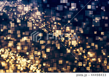 Gold glitter lights abstract defocused background 44498433
