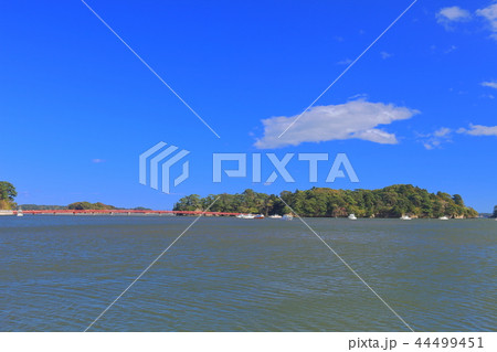 松島の福浦島と福浦橋 松島の福浦島と福浦橋 44499451