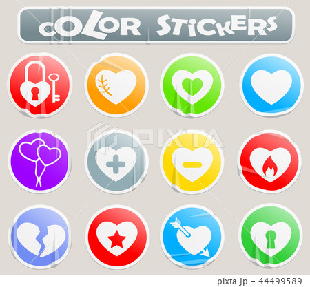 heart icon set 44499589