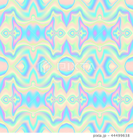 Holographic waves seamless pattern. Vector illustration Holographic waves seamless pattern. Vector illustration 44499638