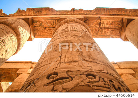 Ruins of the beautiful ancient temple in Luxor. Ruins of the beautiful ancient temple in Luxor. 44500614