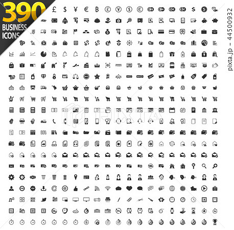 Business icons set 44500932