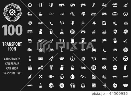 Transport icons set 44500936