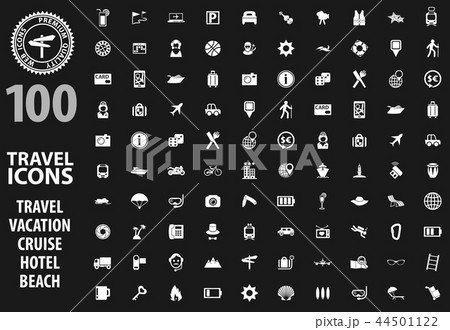 Travel icons Paper set 44501122