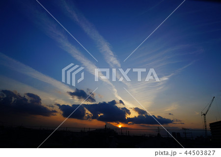 夕焼け 夕日 夕焼け 夕日 44503827