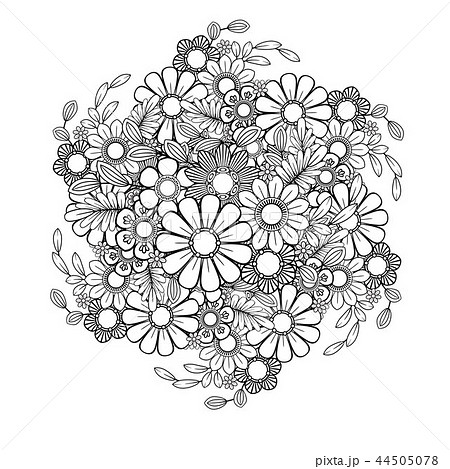 Floral Mandala Pattern 44505078