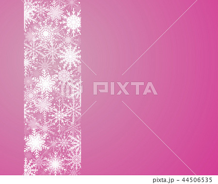 Snowflakes Ribbon Banner. Christmas or New Year. 44506535
