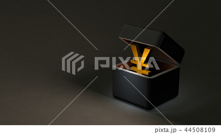 ブラックマネーを表すアブストラクト 44508109