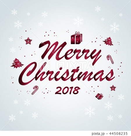 merry christmas and 2018 44508235