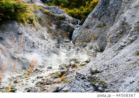 天然温泉の沢 川原毛地獄 秋田県 天然温泉の沢 川原毛地獄 秋田県 44508367