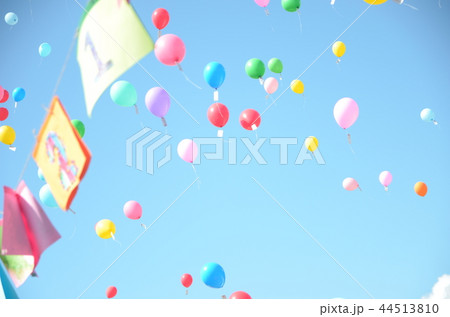 運動会　風船 44513810