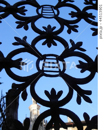 イタリアミラノの鉄扉 44513901